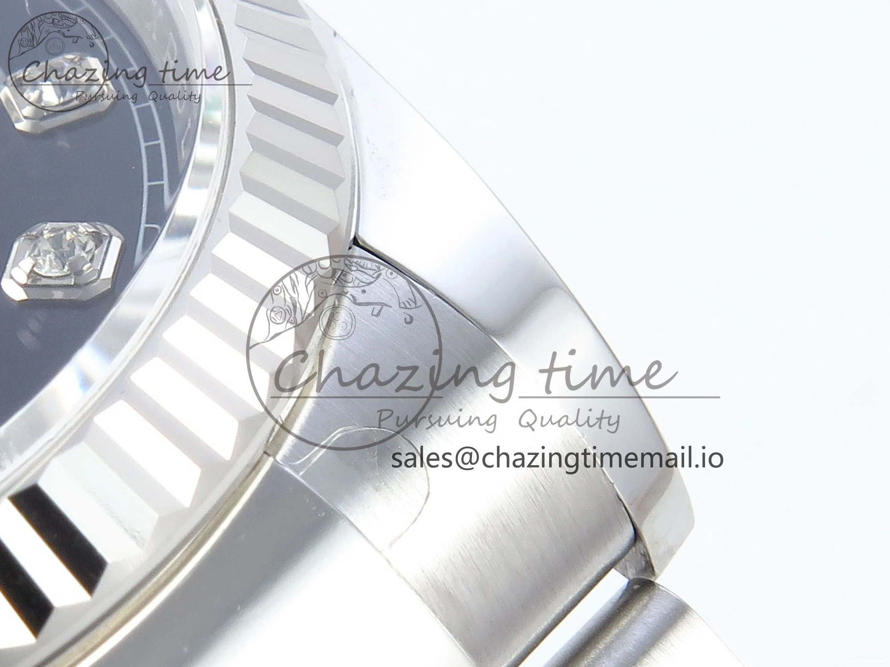 0108 DateJust 36 126234 EWEF Best Edition Blue Diamonds Dial on Oyster Bracelet A Resilient 695